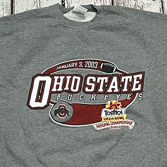 Ohio State University Buckeyes 2003 Fiesta Bowl NCAA Championship Sweatshirt - Picture 2 of 6